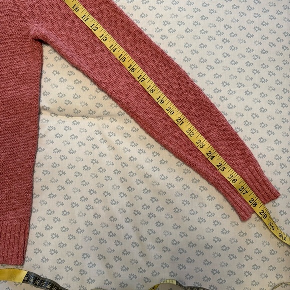 L.L. Bean Women's Rosy Pink Cotton Crewneck Sweater Size XS - Picture 5 of 7